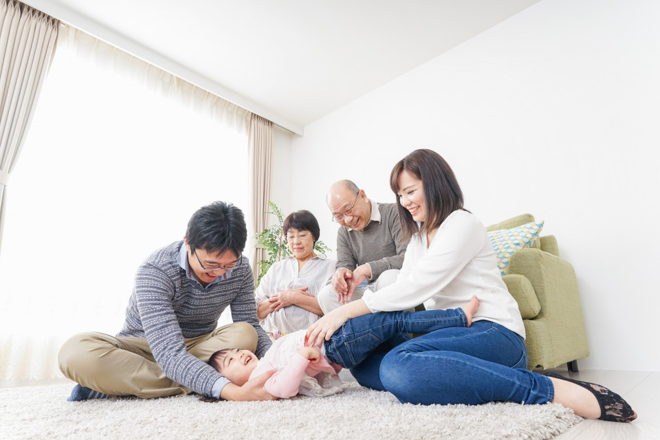 部分共有型二世帯住宅のメリットは世帯間コミュニケーションの促進や建築費用の抑制や土地スペースの効率的な活用など